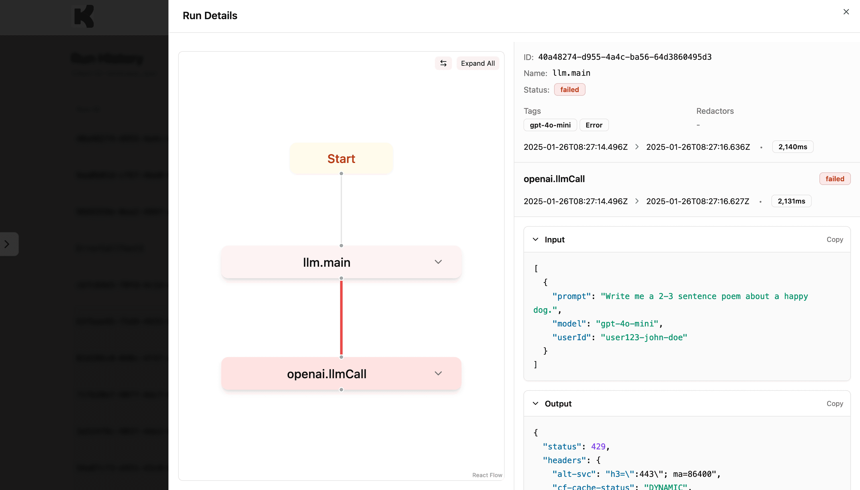 Advanced Filtering Interface